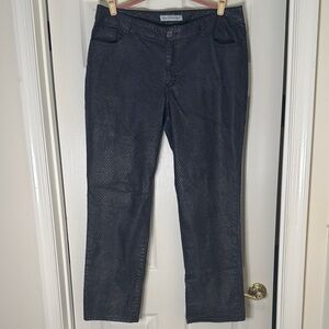 Chico's Dark Blue Straight Leg Jeans